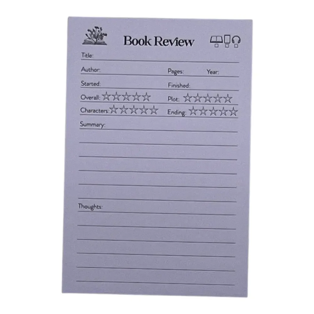 LitJoy Book Review Sticky Notepad - May 2026 To Bee Read Sub Box Exclusive Item